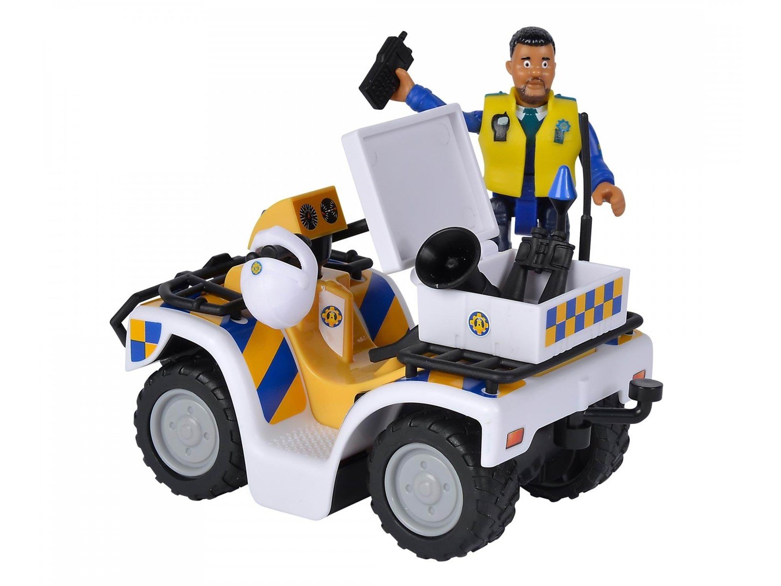 Brandmand Sam Sam Police Quad incl. Figurine Brandmand Sam Sam Police Quad incl. Figurine